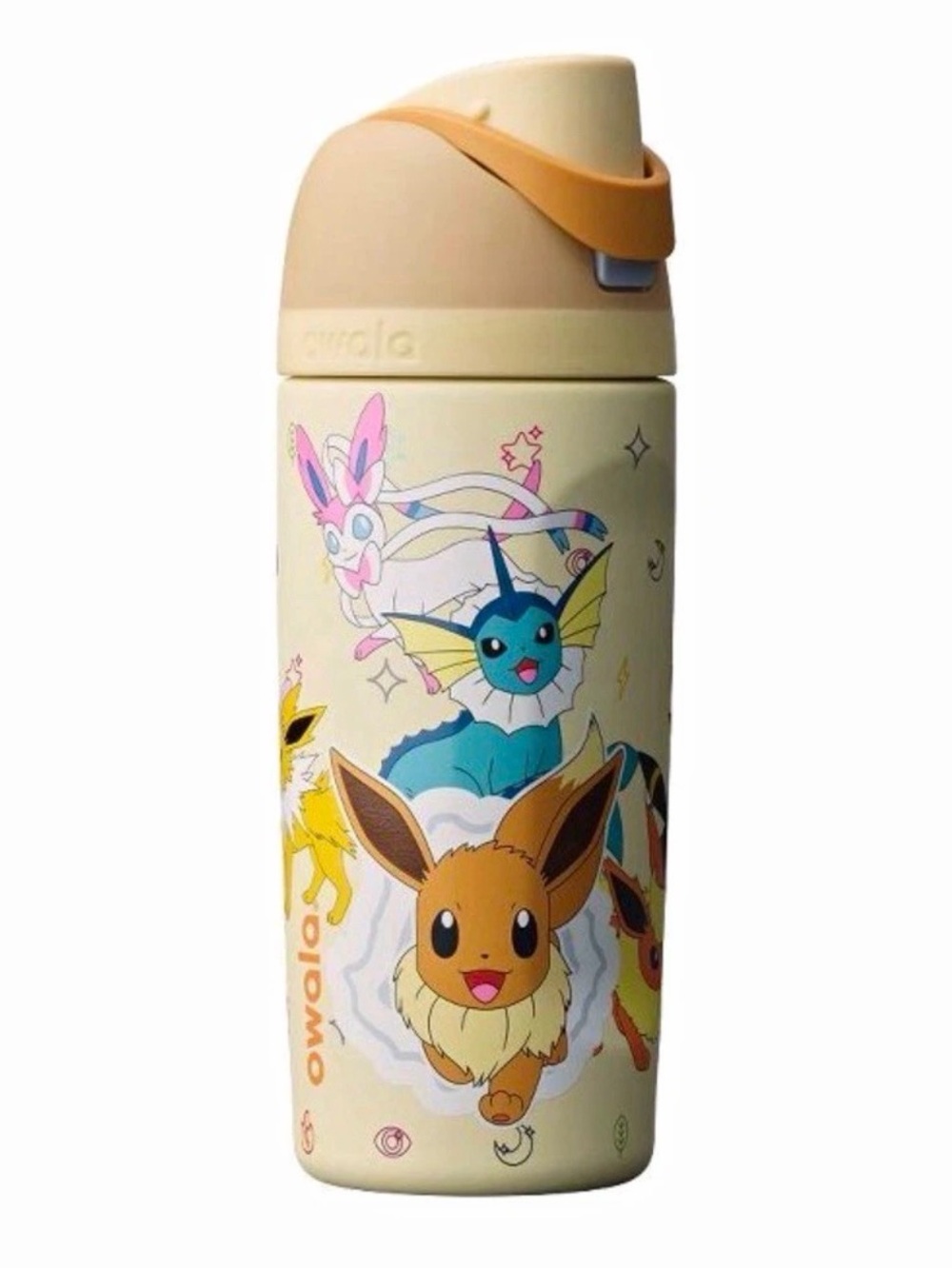 POKÉMON x OWALA FreeSip 16 oz Eevee Evolutions Stainless Steel Water Bottle NEW